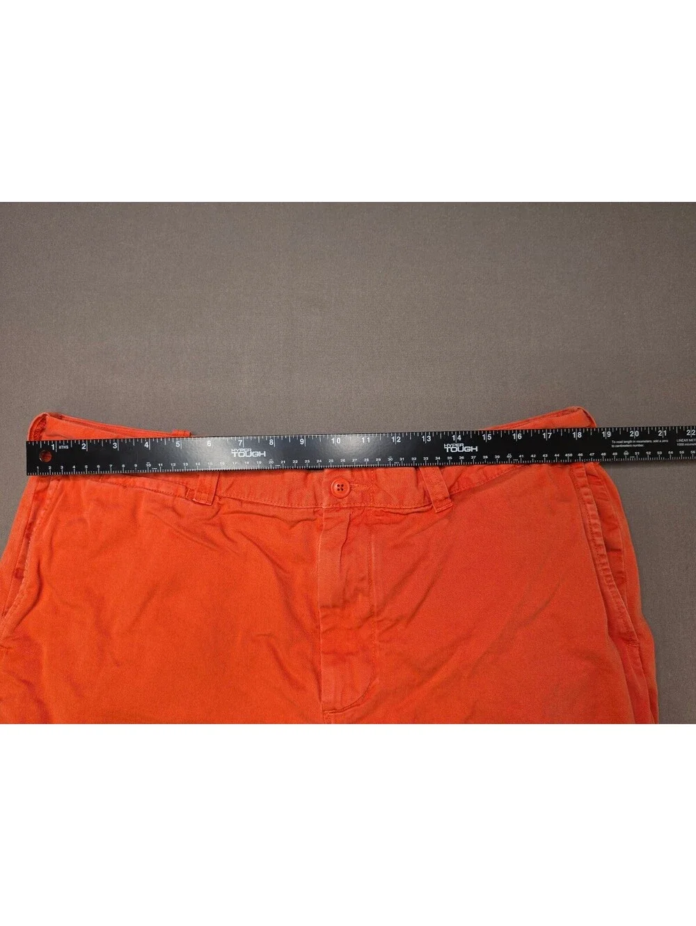 J.Crew Stanton Chino Shorts Mens 38 Coral Orange Garment Dyed Cotton Twill 9